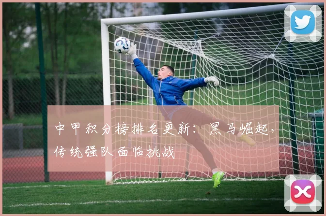 中甲积分榜排名更新：黑马崛起，传统强队面临挑战